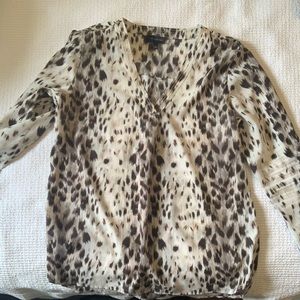 Cheetah print blouse